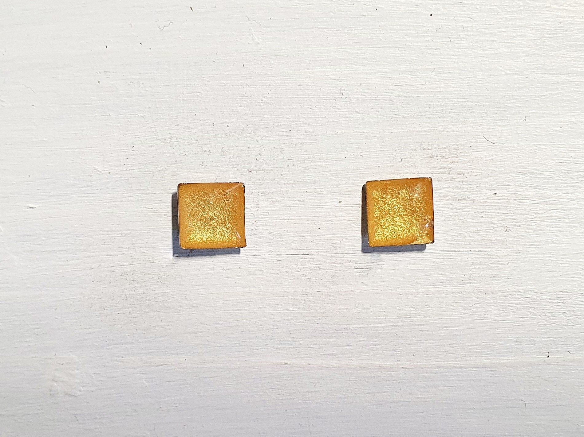 Mini borchie quadrate - Oro, SKU572