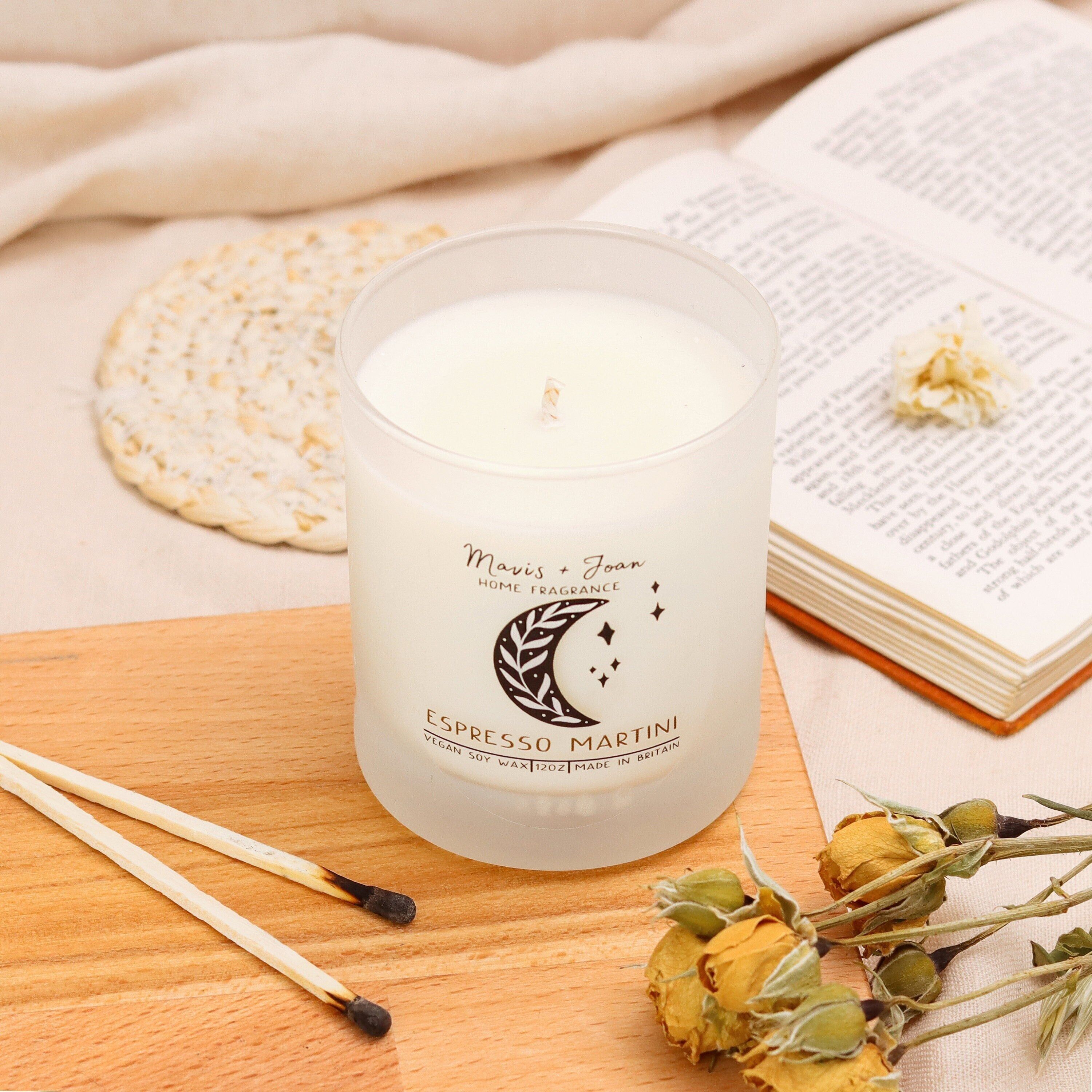 Espresso martini soy wax candle - Powerful coffee scent.