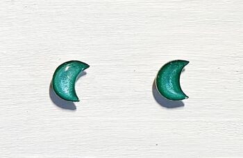Mini clous de lune - Turquoise ,SKU617
