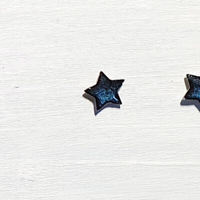 Mini star studs - Night blue ,SKU646