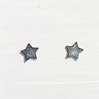 Mini star studs - Navy blue ,SKU648
