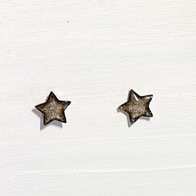 Mini clous étoiles - Onyx ,SKU649