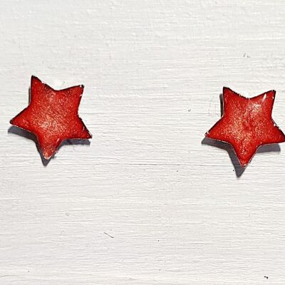 Mini star studs - Coral ,SKU650