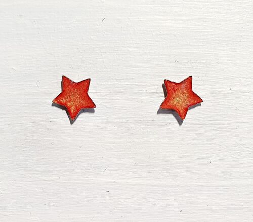 Mini star studs - Orange ,SKU651