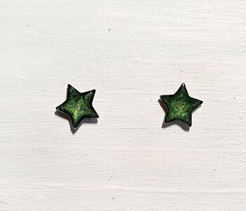 Mini clous étoiles - Vert foncé ,SKU653