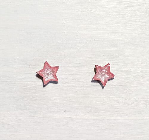 Mini star studs - Baby pink ,SKU659