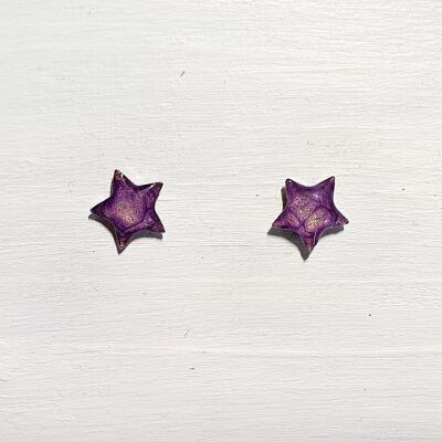 Mini clous étoiles - Violet ,SKU660