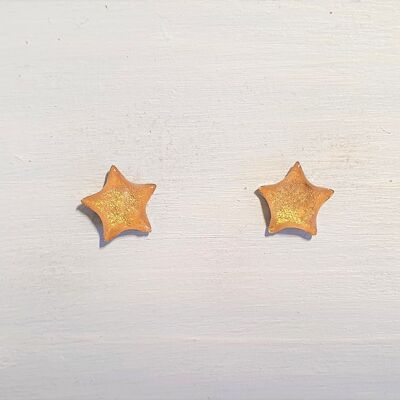 Mini star studs - Gold ,SKU663