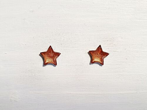Mini star studs - Copper ,SKU664