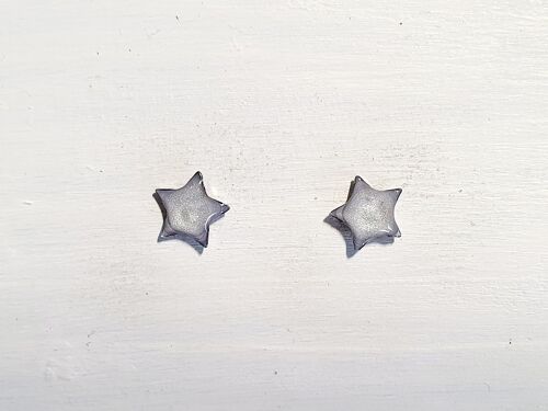 Mini star studs - Ice ,SKU666