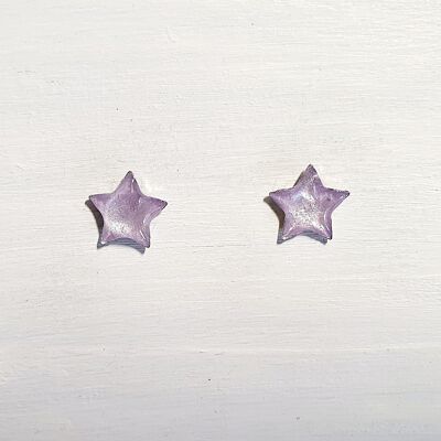 Mini clous étoiles - Perle lilas ,SKU670