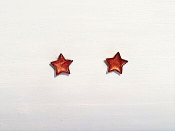 Mini clous étoiles - Cuivre irisé ,SKU671
