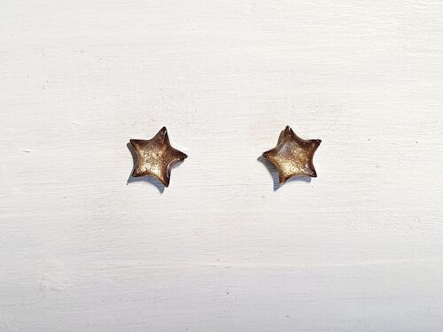 Mini star studs - Latte pearl ,SKU672