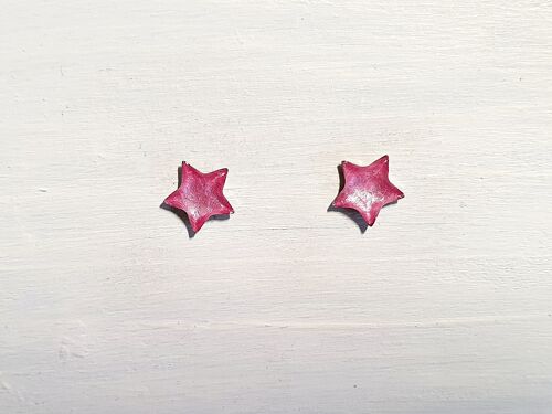 Mini star studs - Candy floss pearl ,SKU674