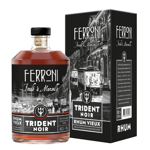 Ferroni Trident Noir Rum - Wine Merchant
