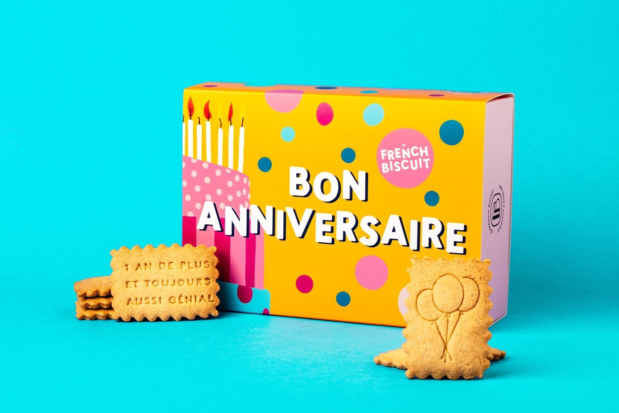 Box of 32 Birthday Cookies
