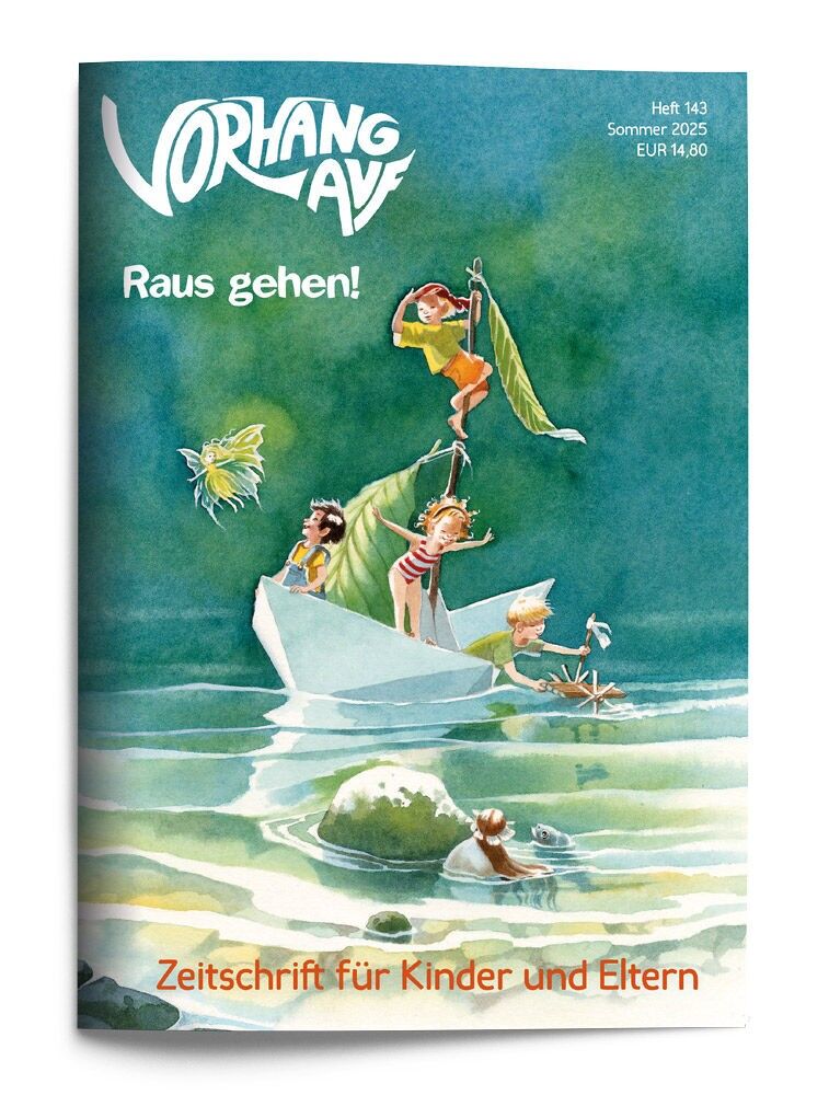 CURTAIN UP Children's magazine 143 Go outside!