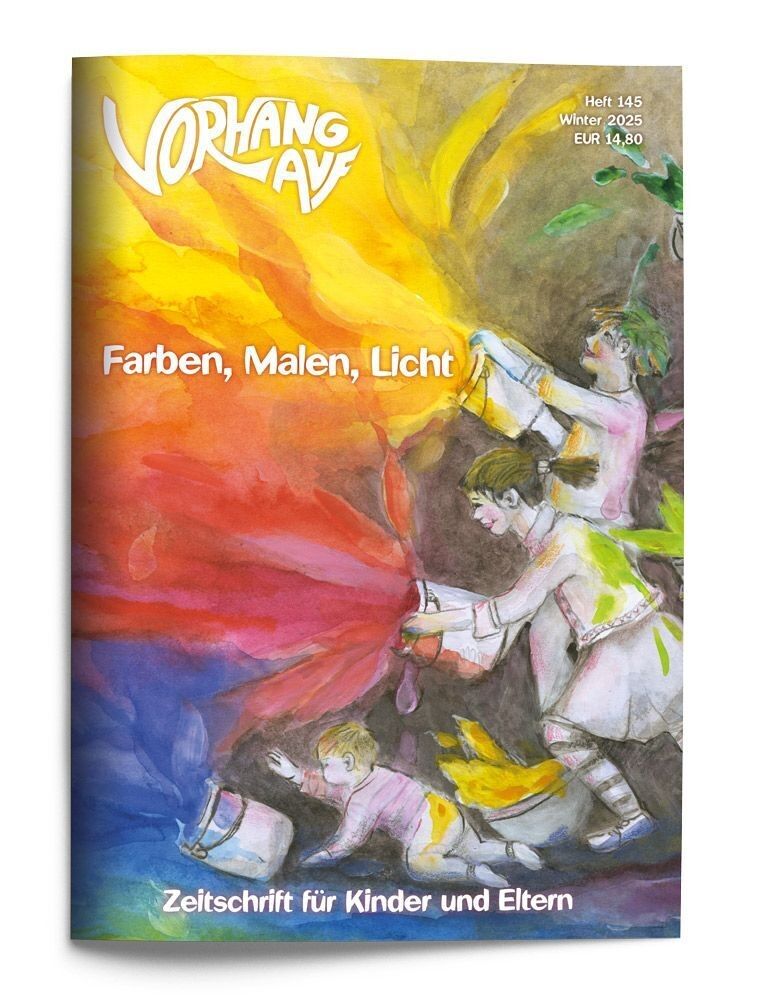CURTAIN UP Children's magazine 145 Colors, Painting, Light
