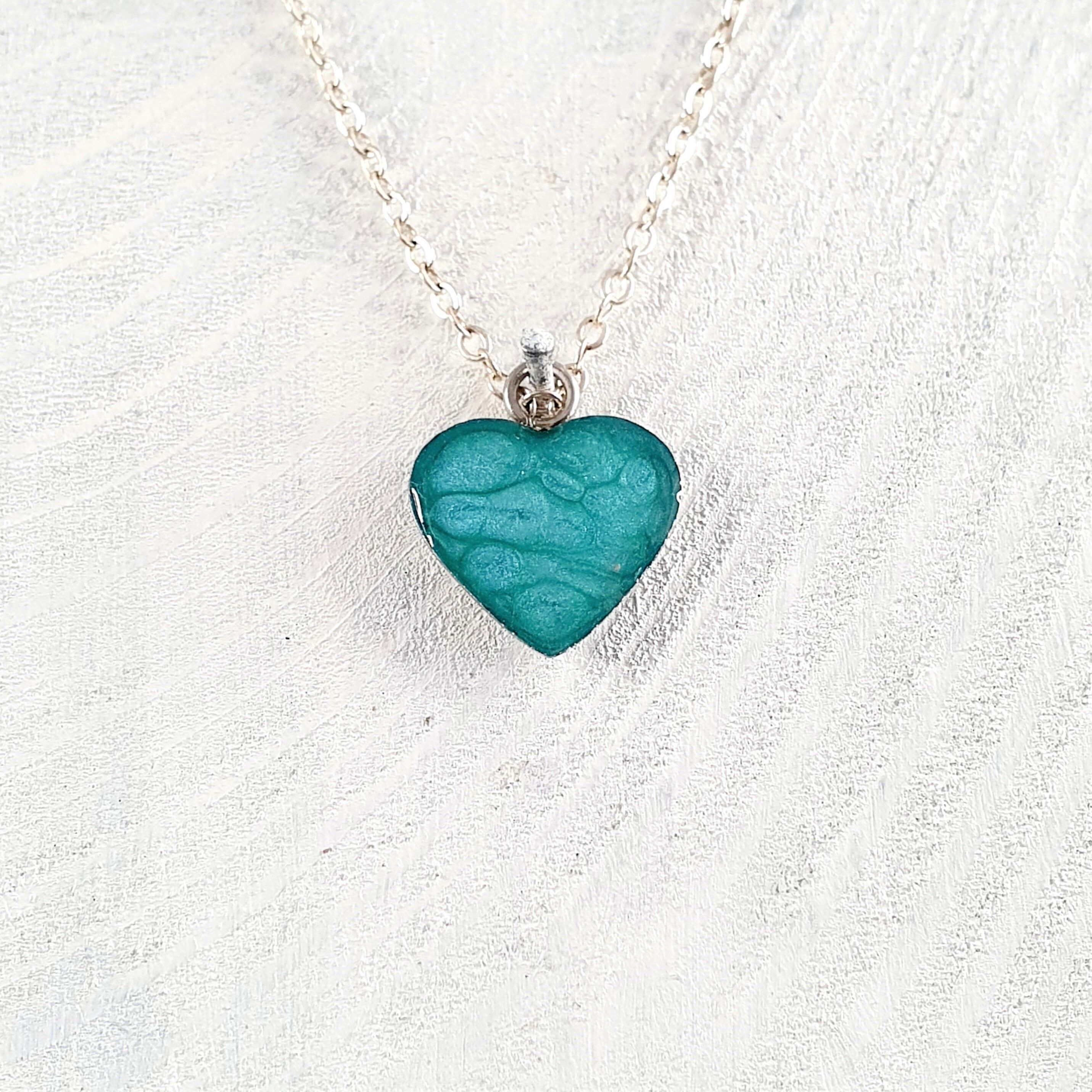 Buy wholesale Heart pendant-neckclace - Turquoise ,SKU755