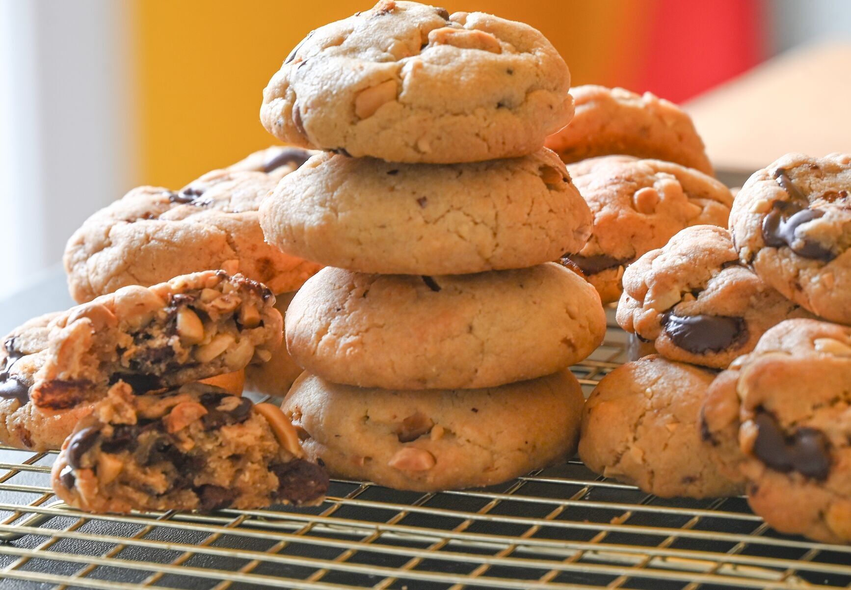 Chocolate hazelnut cookies