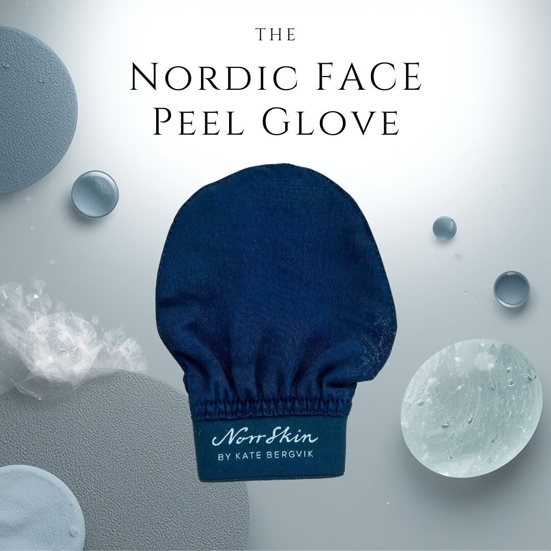 NORDIC FACE PEEL GLOVE – Natural Gentle Exfoliating Glove for Facial Radiance