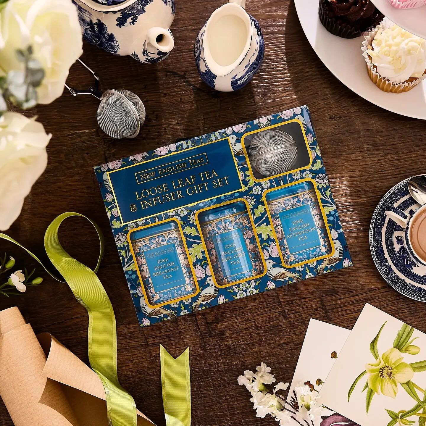 Song Thrush Mini Tea Tin & Infuser Gift Set