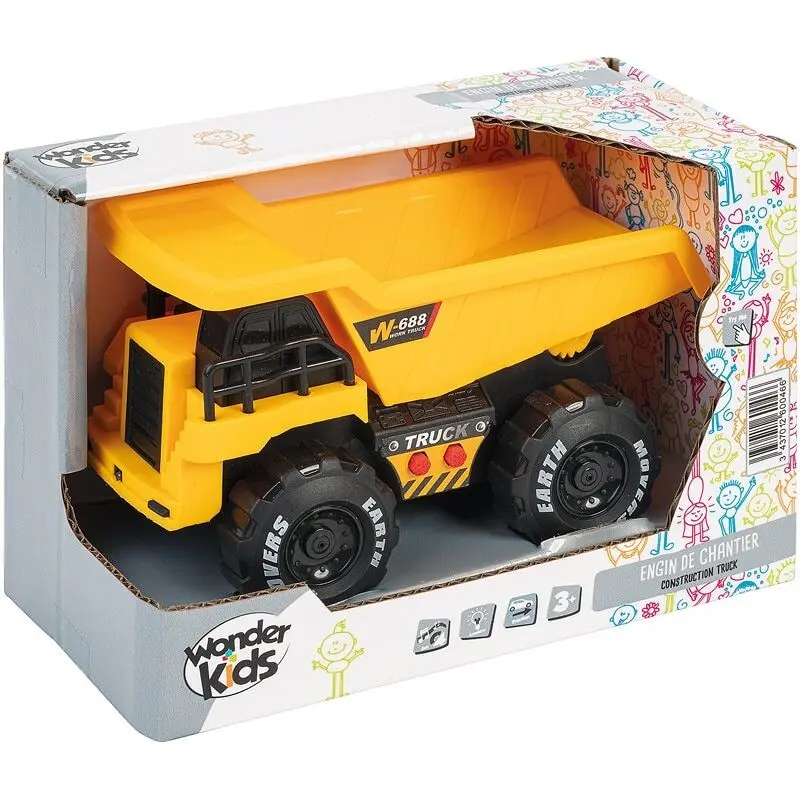 Engins de chantier en métal Wonderkids - Modèle aléatoire - Véhicules miniatures Wonderkids | Maison de la Presse