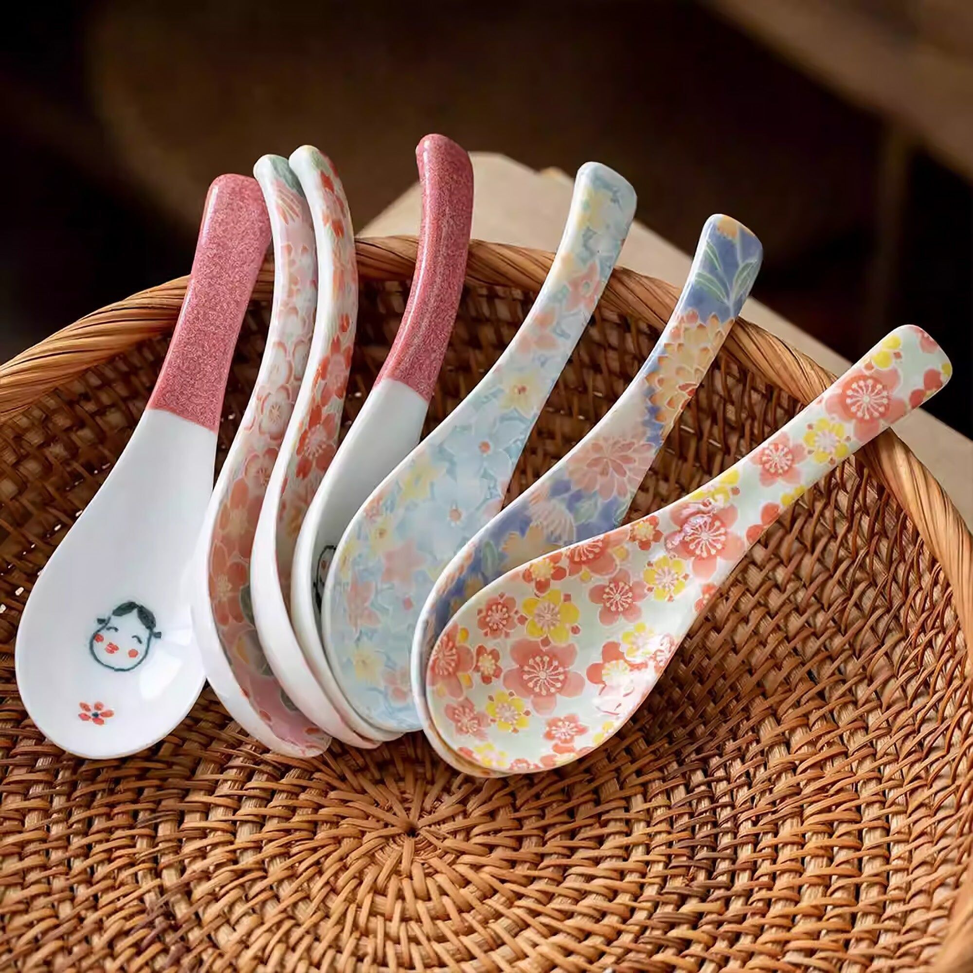 Minoyaki ceramic spoon