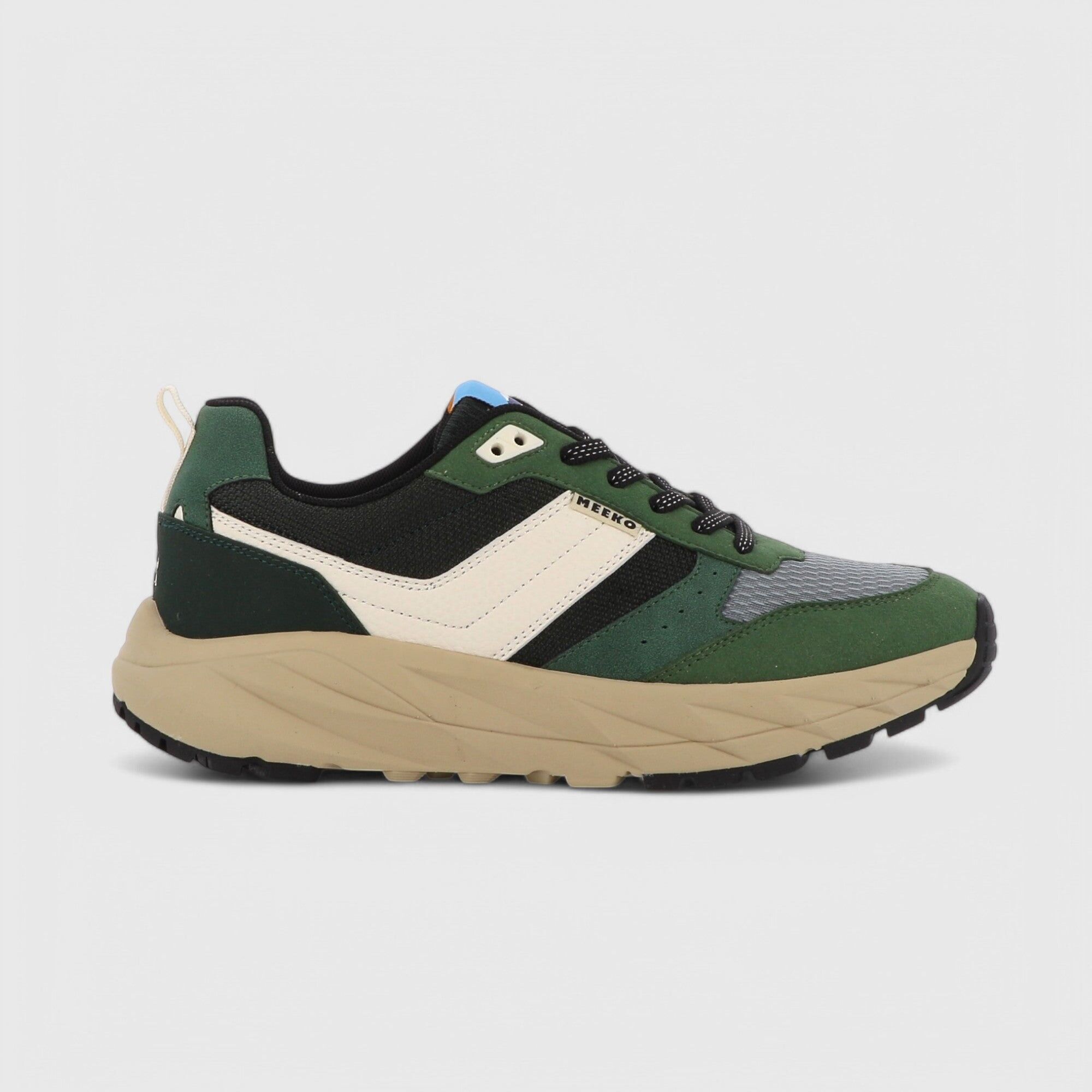 PONGO - GREEN - TECHNICAL AND DURABLE SNEAKERS