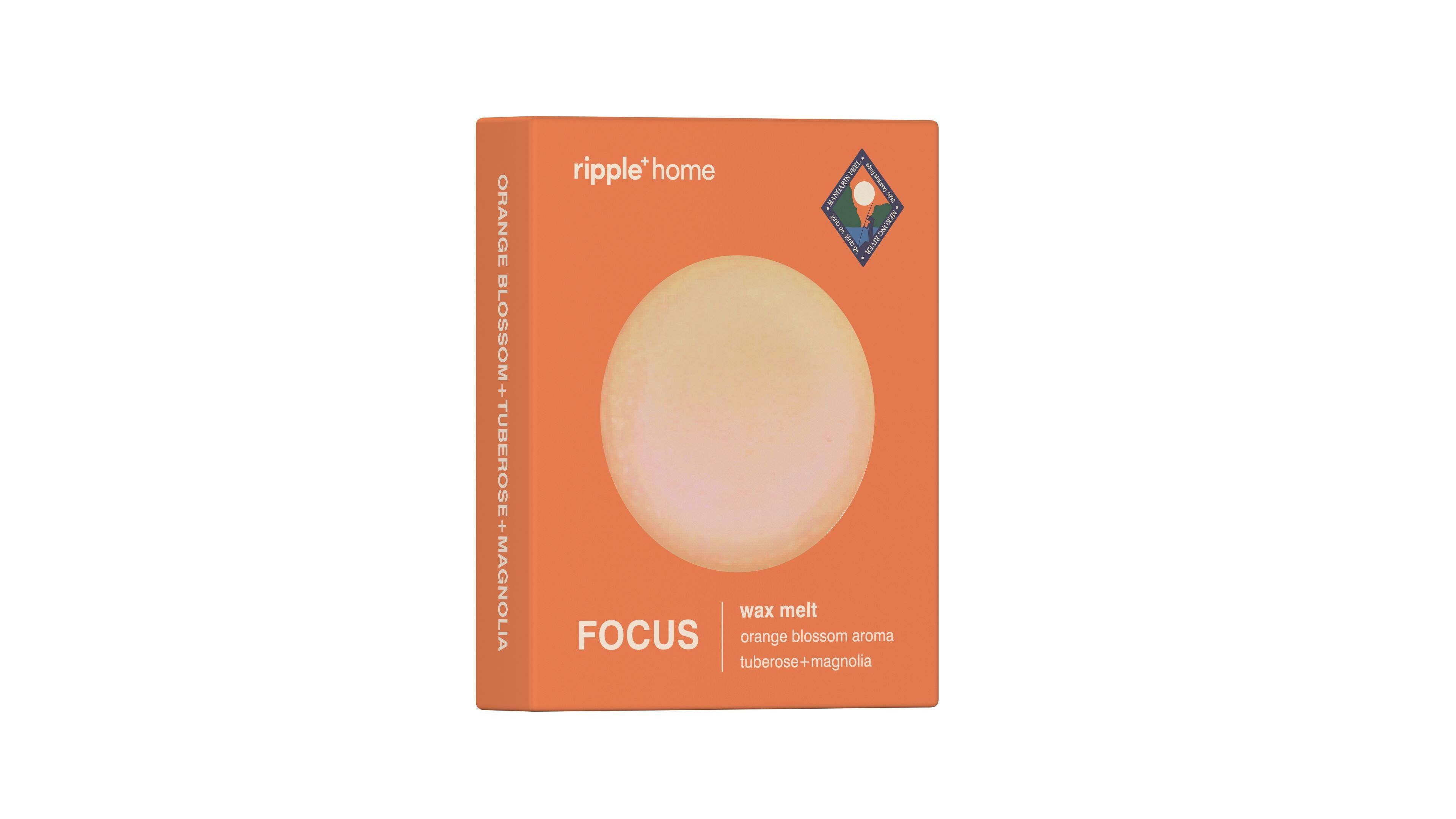 ripple⁺ Focus Wax Melts – Orange Blossom – 4 Melts