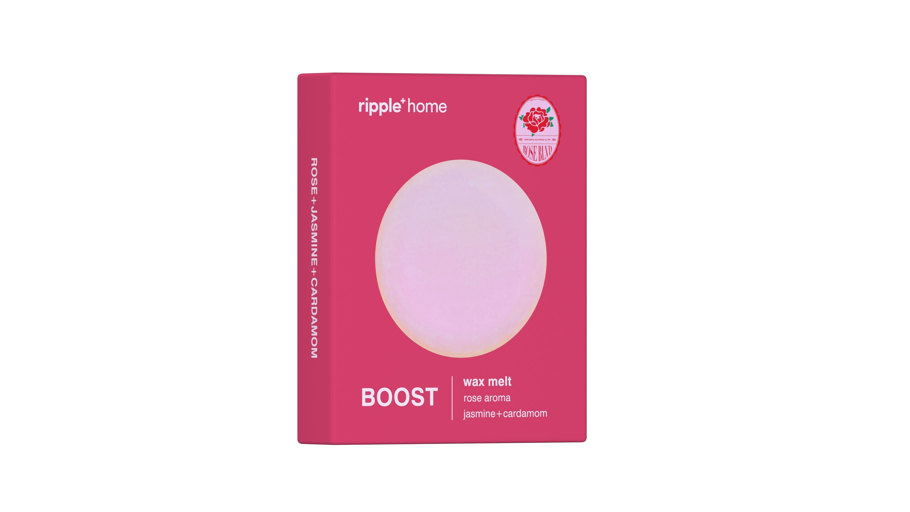 ripple⁺ Boost Wax Melts – Rose – 4 Melts