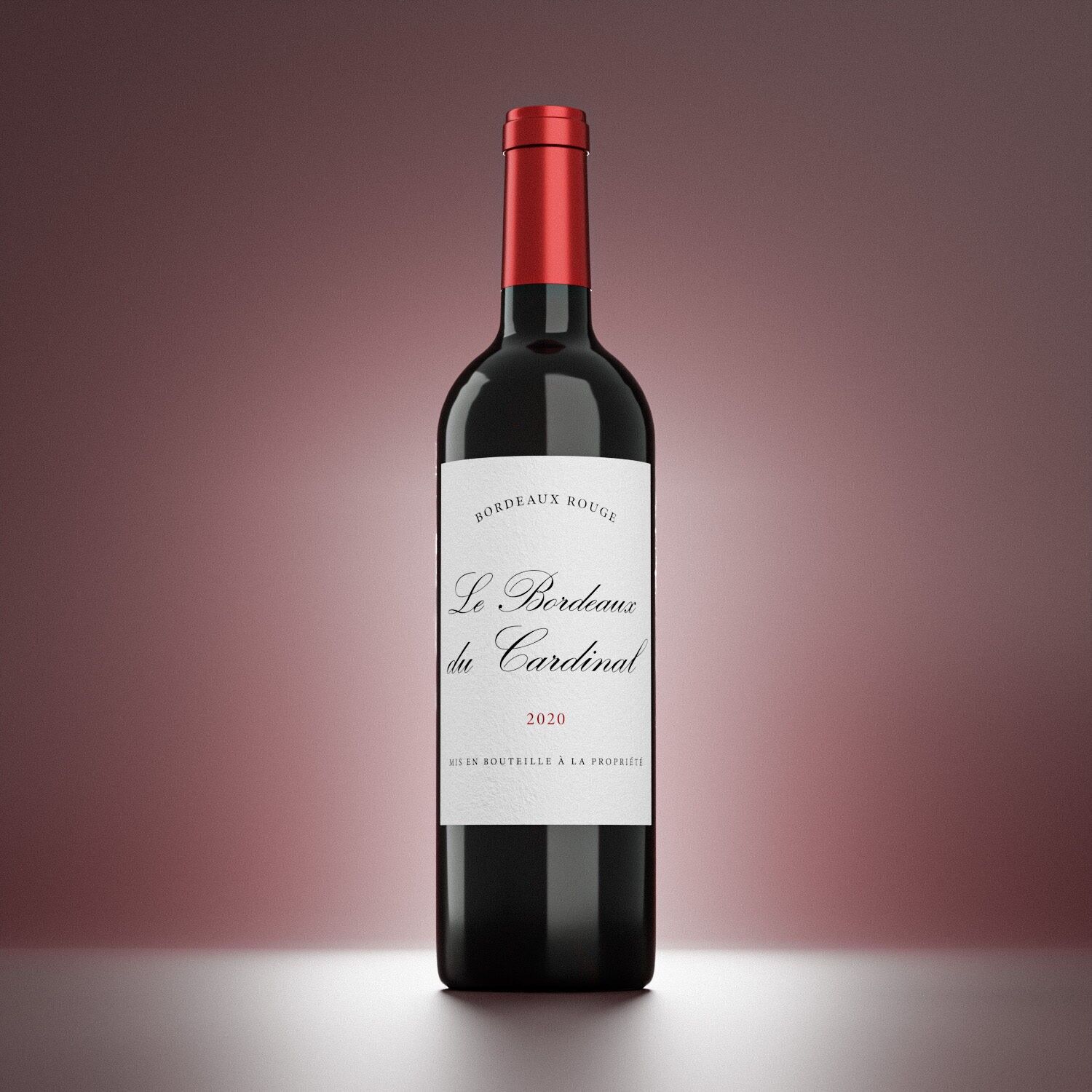 Bordeaux red wine – Le Bordeaux du Cardinal – 2020