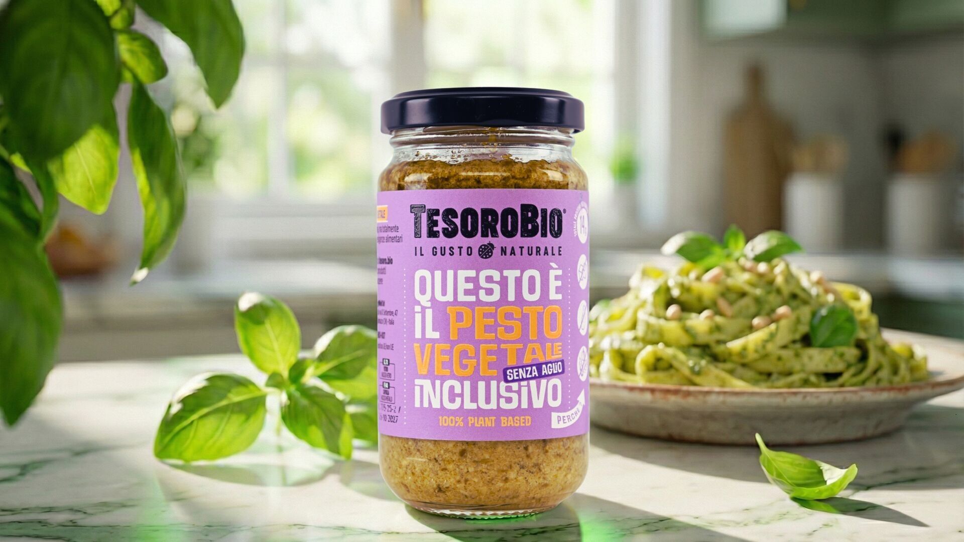Organic Garlic-Free Vegan Pesto 180g