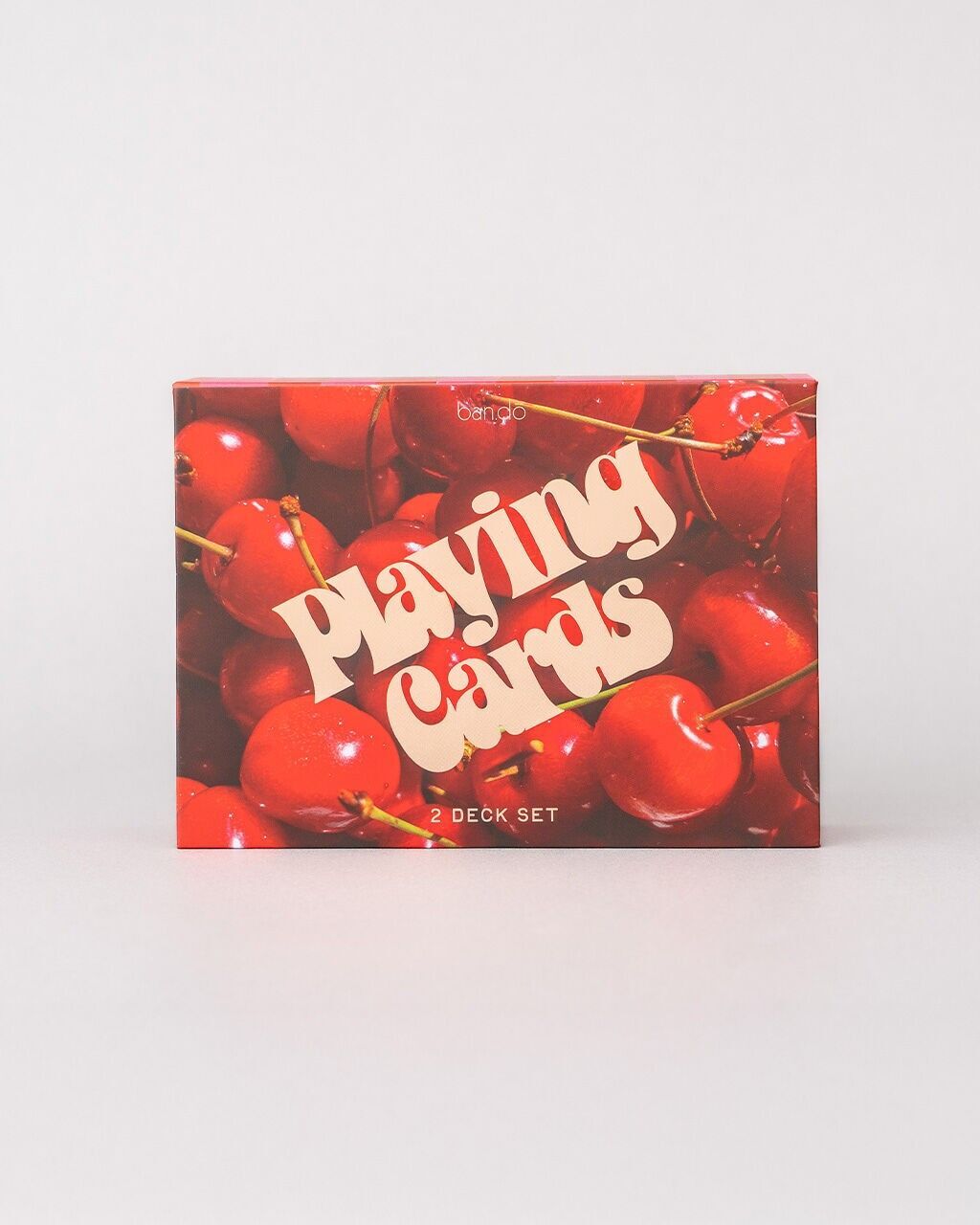 Playing Card Set, Cherry Stripe