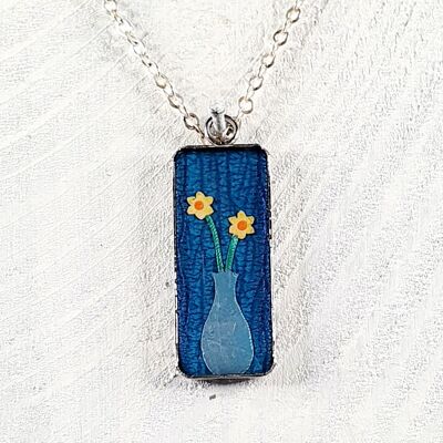 Daffodils-MORE COLORS AVAILABLE - Petrol blue ,SKU1263