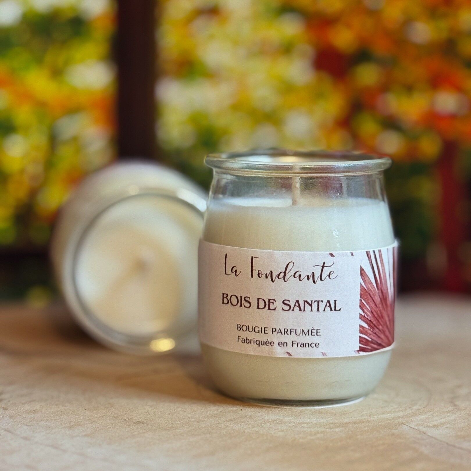 Citrus scented candle