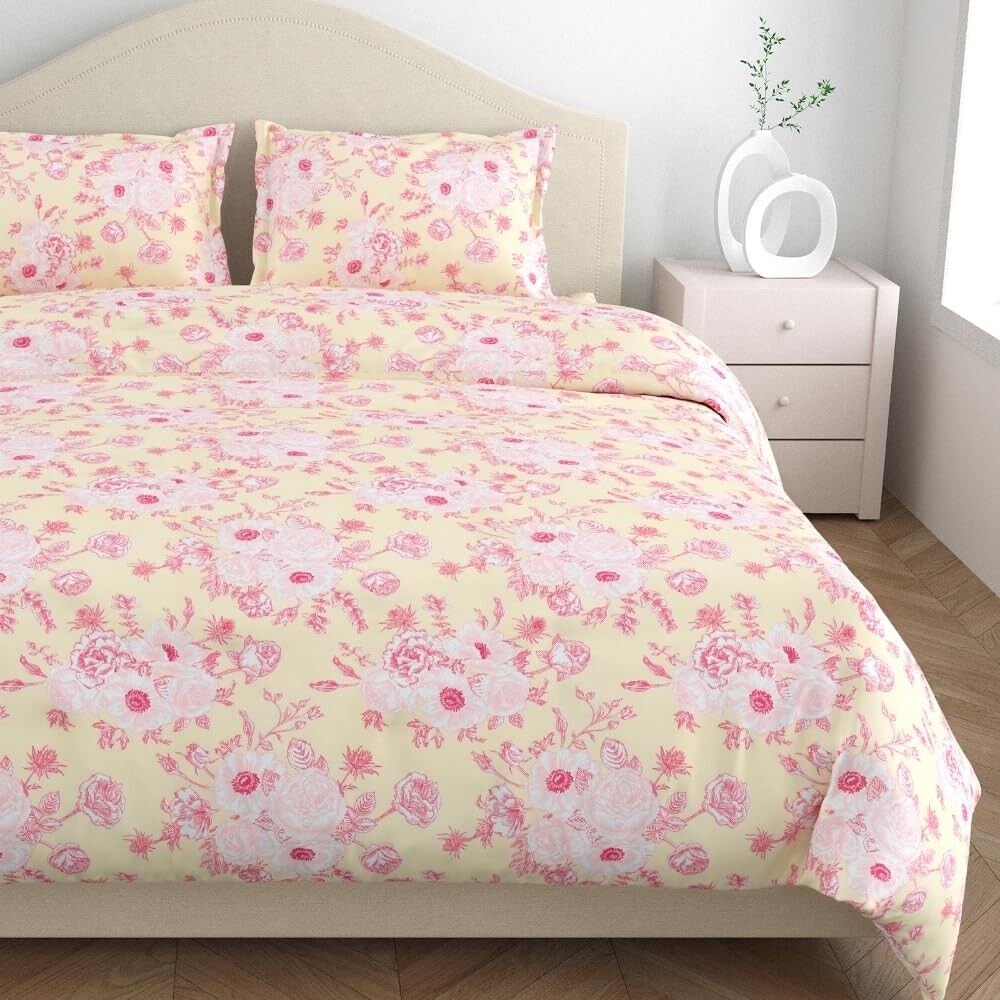 Doppelbett-Bettwäscheset – Ultraweiche Baumwolle – Queen-Size | 3-teilig