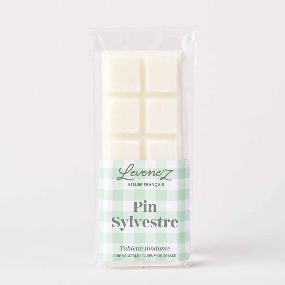 Melting tablet with Scots Pine fragrance