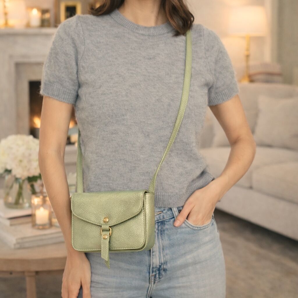 Petit sac bandoulière synthétique