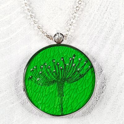 Cow Parsley pendants - Green ,SKU1381