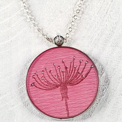 Cow Parsley pendants - Candyfloss pink ,SKU1385