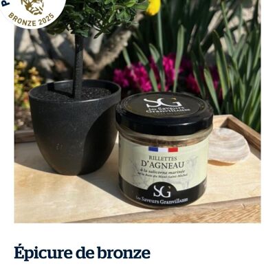 EPICURES DE BRONZE 2025 Rillettes d'agneau aux salicornes de la baie du mont Saint Michel .