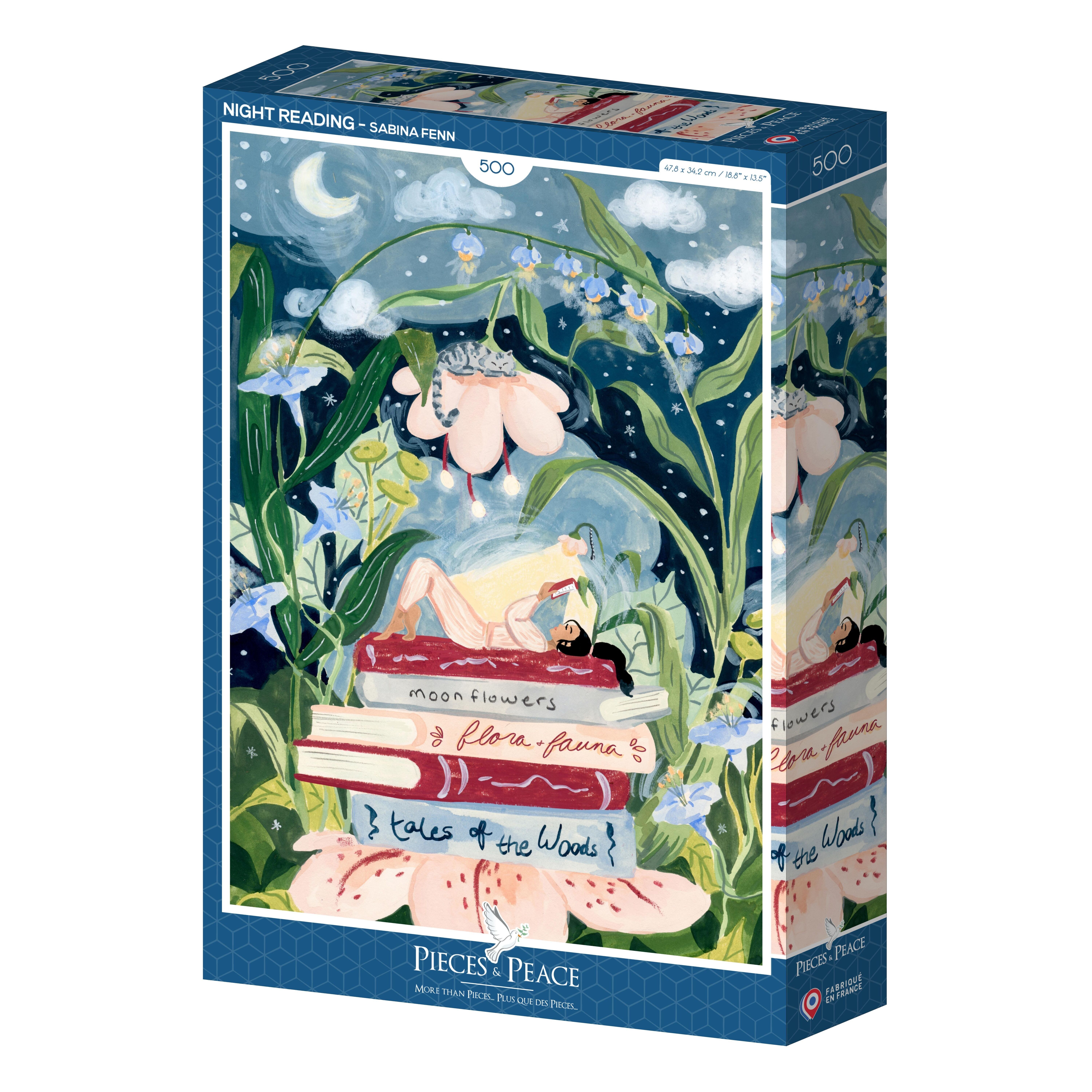 500-piece puzzle - Nighttime reading