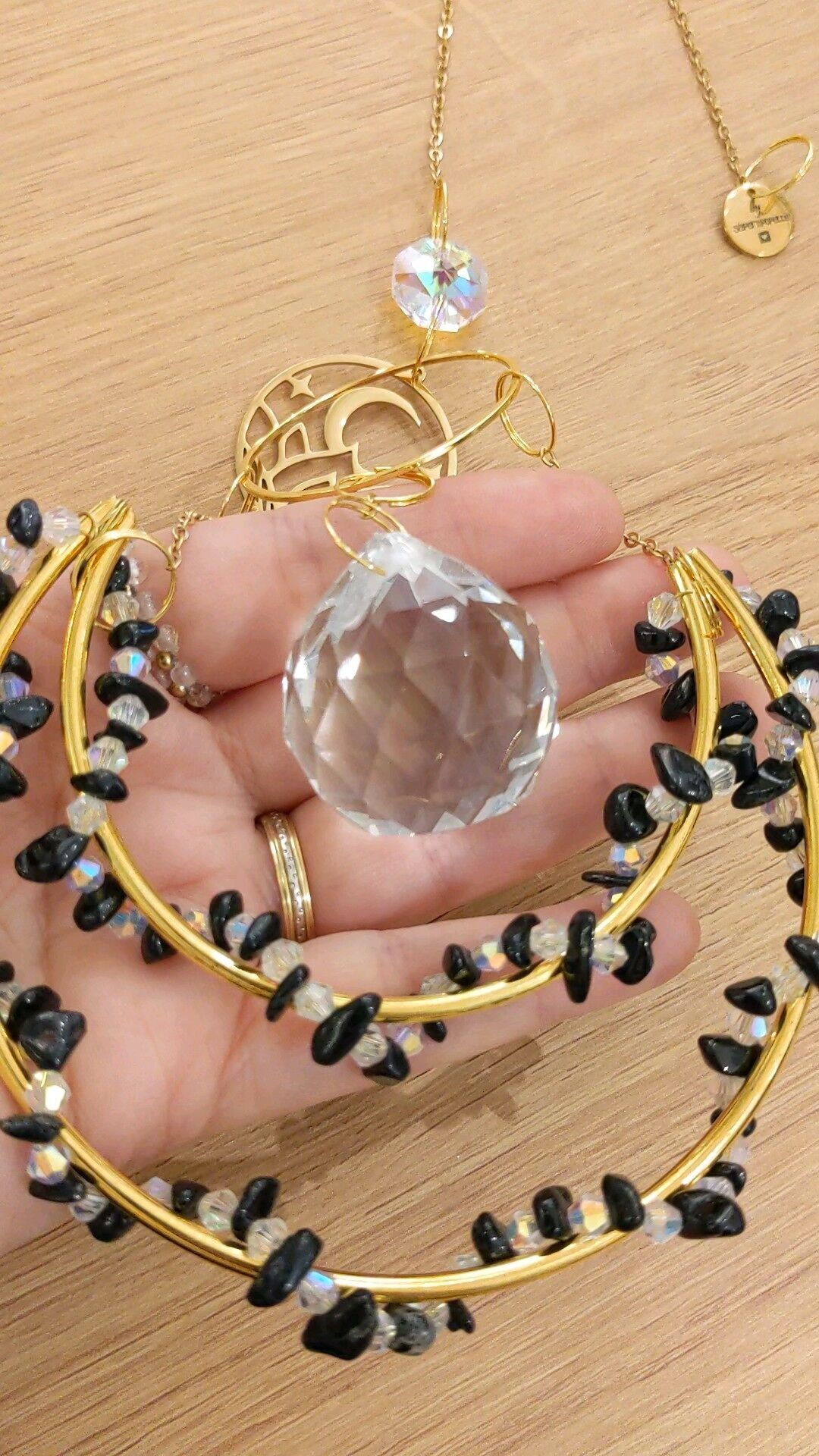 Attrape-soleil – Demi lune –  Tourmanline