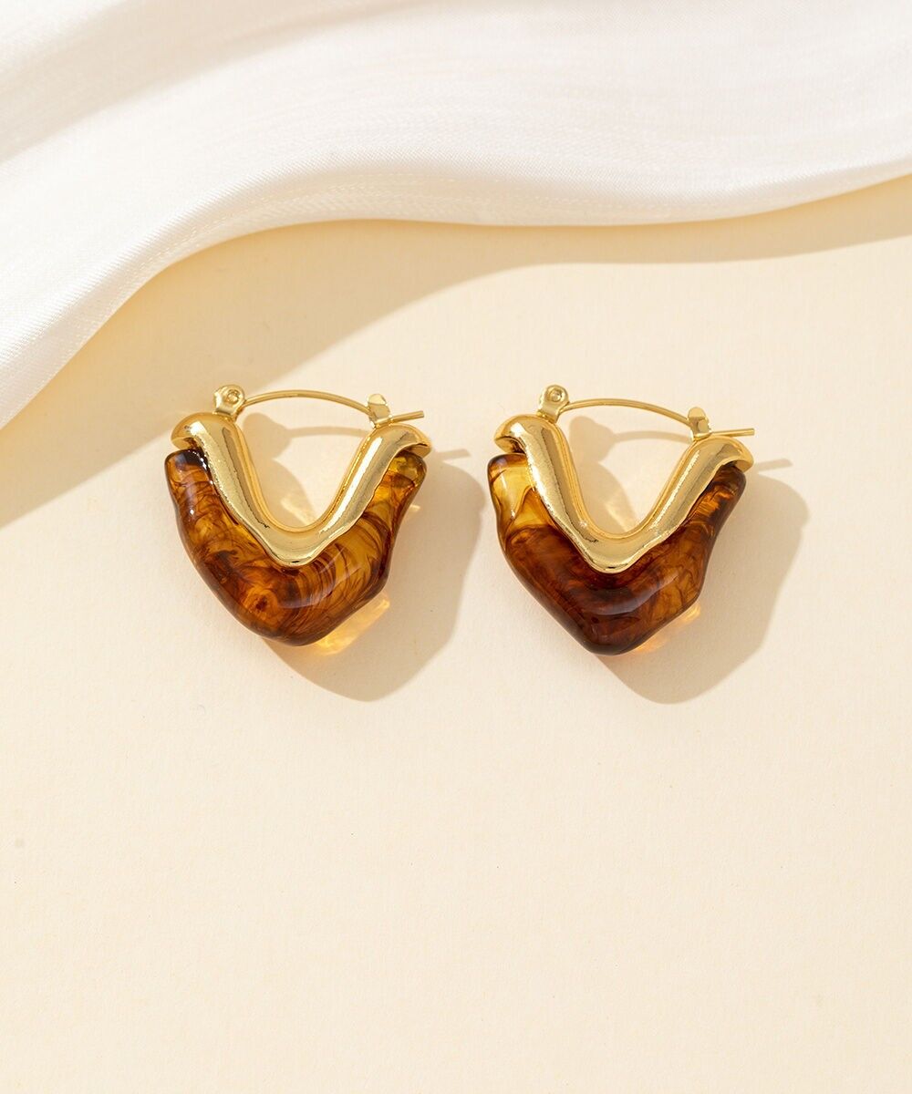 Boucles d'Oreilles à Clou en Acier Inoxydable 26BOA002