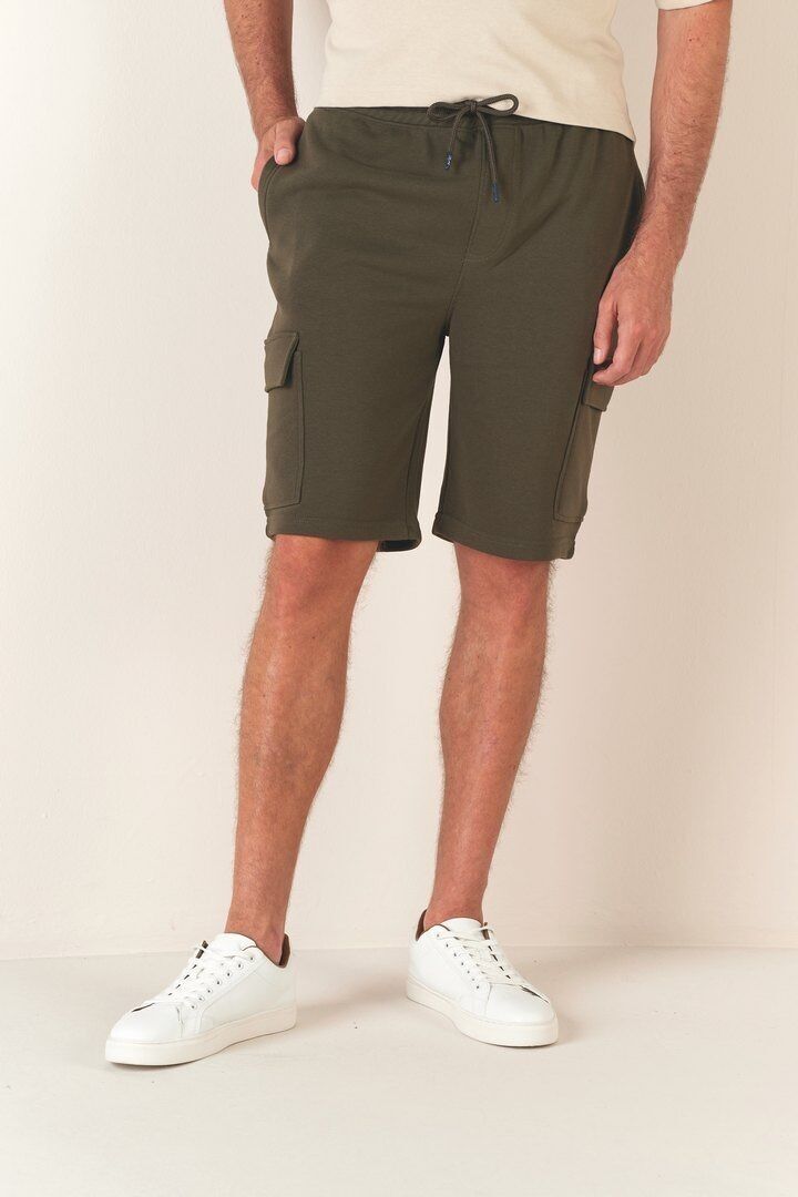 3710 French terry cargo Bermuda shorts