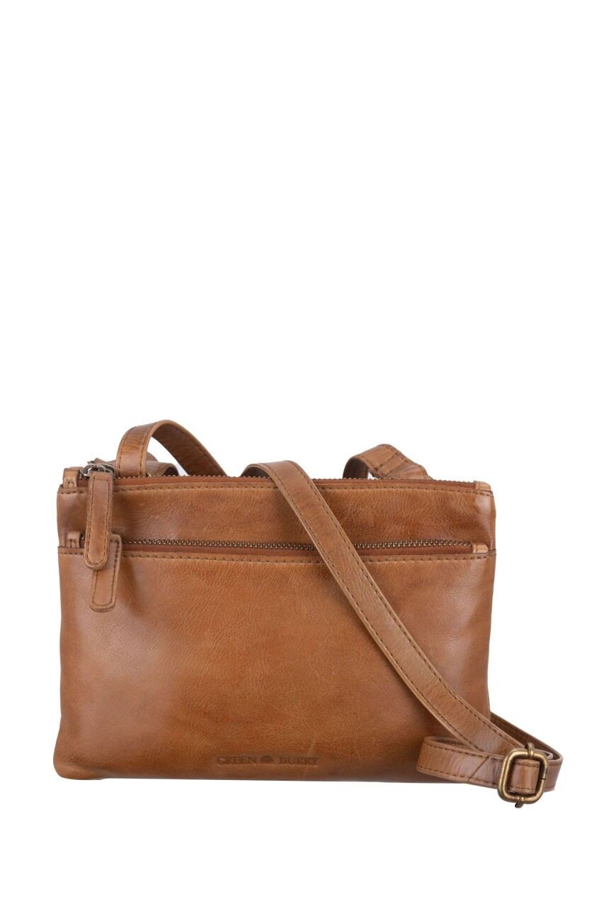 Colombiana RV Shoulderbag 3 zip small nougat 2510-24