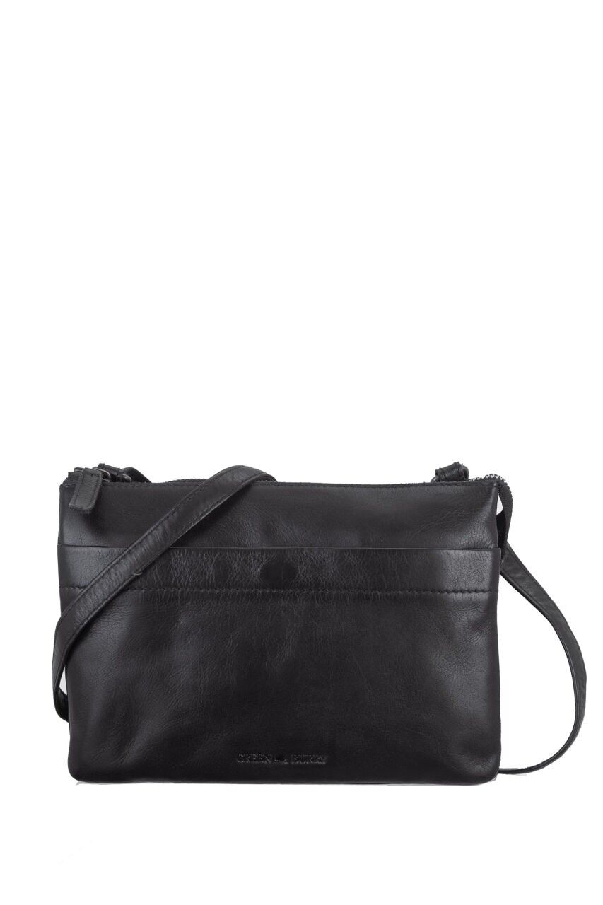 Colombiana RV Shoulderbag 3 zip medium black 2511-20