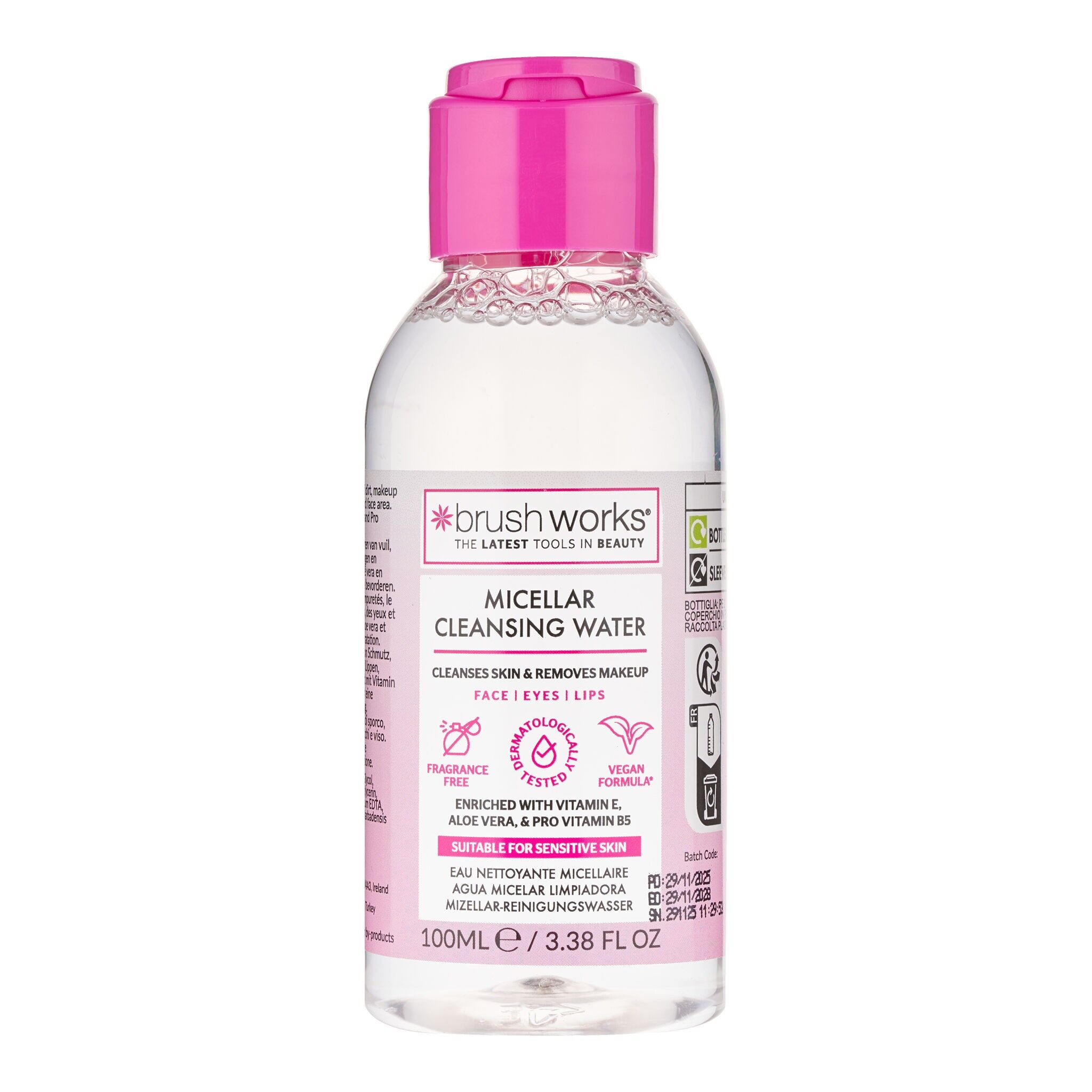 Brushworks Micellar Cleansing Water - 100ml