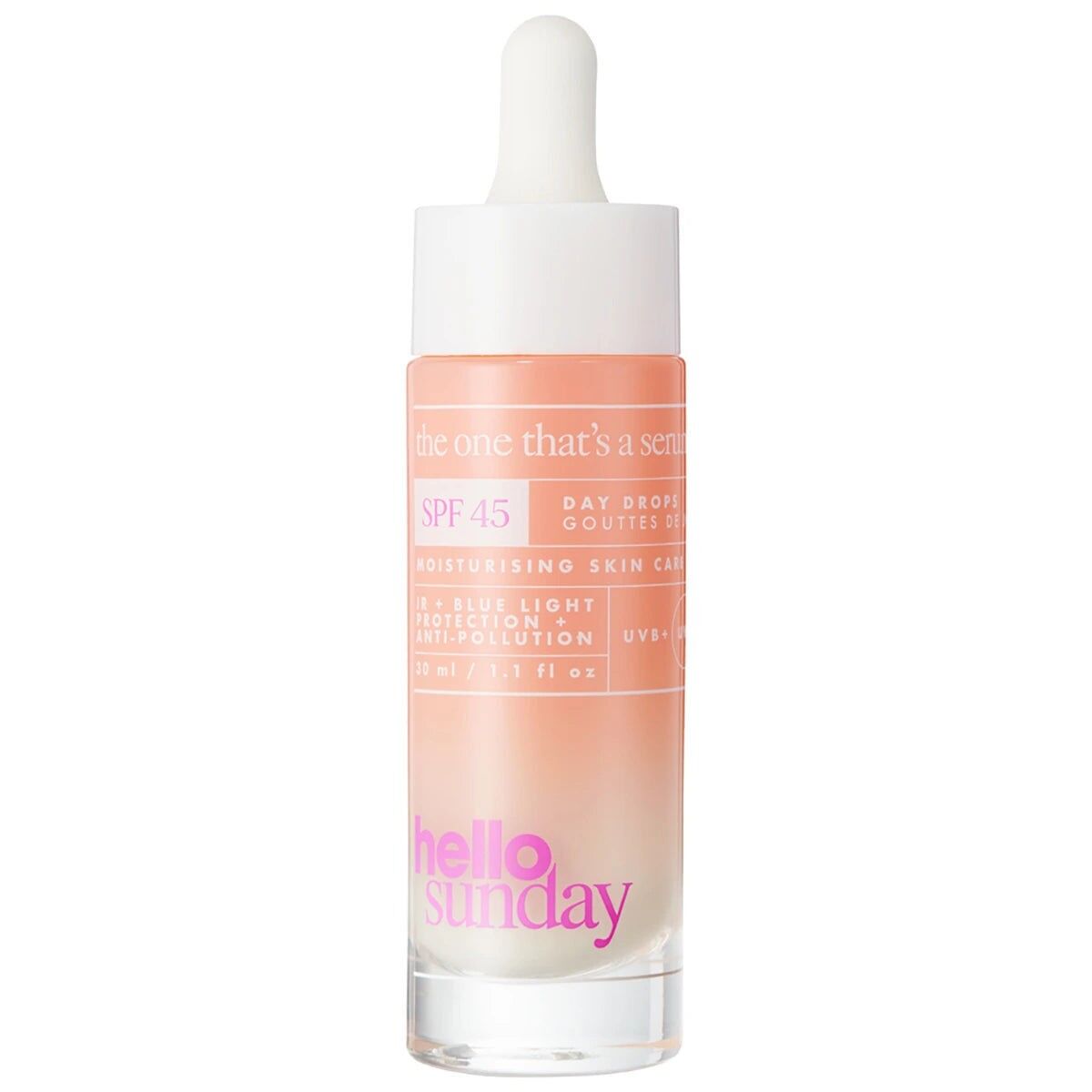 HELLO SUNDAY SPF The One That's a Serum SPF 45 Hydrating and Brightening Vitamin C Serum